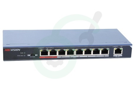 Hikvision  301800856 DS-3E0109P-E HiWatch Switch 8 Poorts 123W