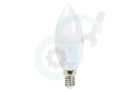 Trust  71160 ZLED-EC2206 Dimbare E14 LED Lamp Flame Wit