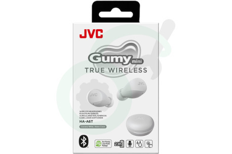 JVC  HAA6TWU HA-A6T Gumy Mini True Wireless Oordopjes, Wit