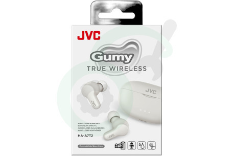 JVC  HAA7T2WE HA-A7T2-WE True Wireless Headphones, White
