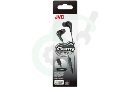 JVC  HAFR9UCBU HA-FR9UC-B-U Gumy Connect USB-C Black