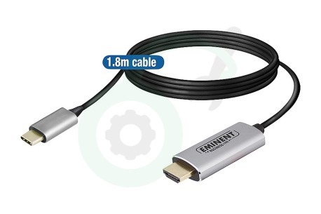 Eminent  AB7874 USB Type-C naar HDMI 4K Aansluitkabel 1,8m