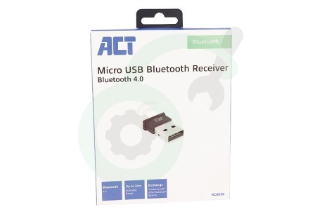 ACT  AC6030 Micro USB Bluetooth Ontvanger Class 1