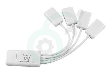Ewent  EW1110 Hub Flexibele 4 Poorts USB Hub