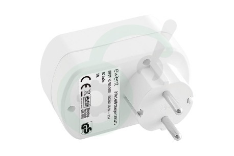 Ewent  EW1211 Ewent 2-Poorts USB-lader