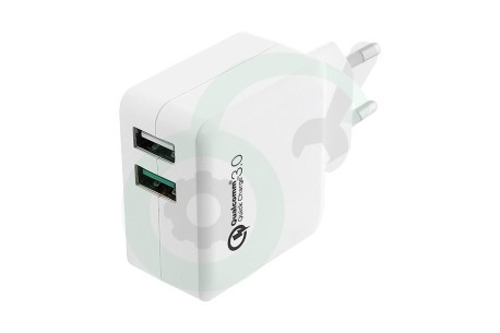 Ewent  EW1233 2-Poorts USB Lader 4A met Quick Charge 3.0