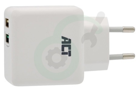 ACT  AC2125 2-Poorts USB Lader 4A met Quick Charge 3.0