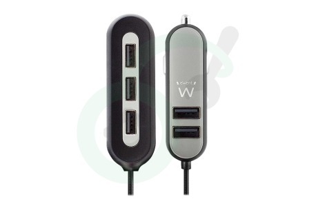 Universeel  EW1355 5 Poorts USB Autolader 10,8A