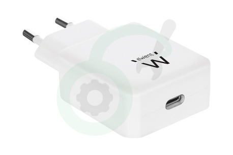 Ewent  EW1315 1-Poorts USB-C Thuislader 18W met Power Delivery