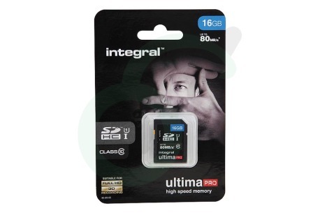Integral  INSDH16G10-80U1 Memory card Class 10 80MB/s