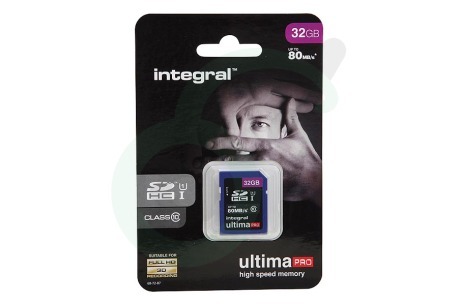 Integral  INSDH32G10-80U1 Memory card Class 10 80MB/s