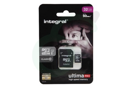 Integral  INMSDH32G10-90U1 Memory card Class 10 (incl.SD adapter)
