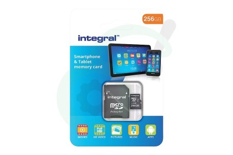 Integral  INMSDX256G10-90SPTAB Micro SDHC Class 10 256GB 90MB/s