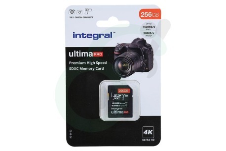 Integral  INSDX256G-100/90V30 V30 UltimaPro X2 SDXC Memory Card 256GB