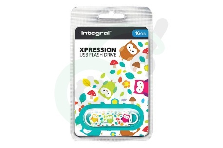 Integral  INFD16GBXPROWLS Xpression USB Flash Drive 16GB