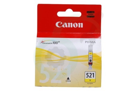 Canon Canon printer CANBCI521Y Inktcartridge CLI 521 Yellow