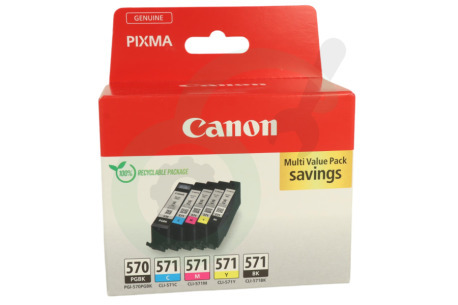 Canon  CANBC571P 0372C006 Canon PGI-570 / CLI-571 Multipack