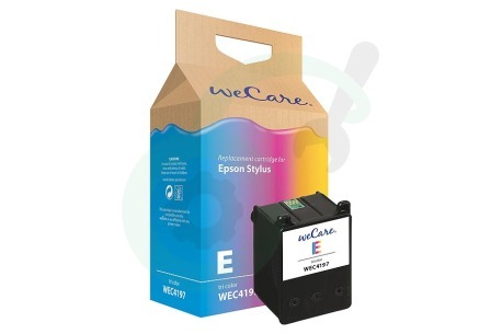 Wecare Epson printer K11906W4 Inktcartridge Kleur (met chip) 3x