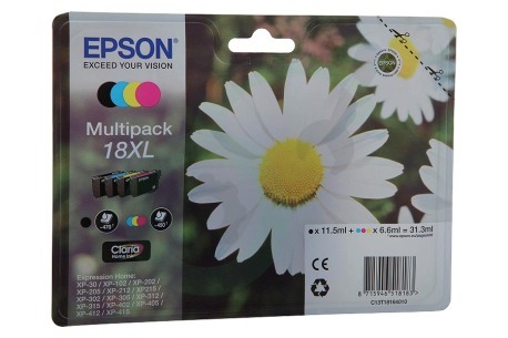 Epson  C13T18164010 Inktcartridge T1816 Multipack 18XL