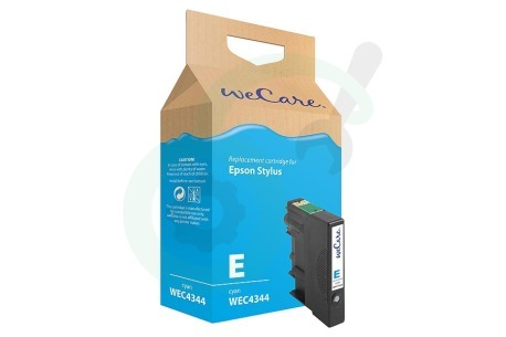 Wecare Epson printer K12315W4 Inktcartridge T0712 Cyan