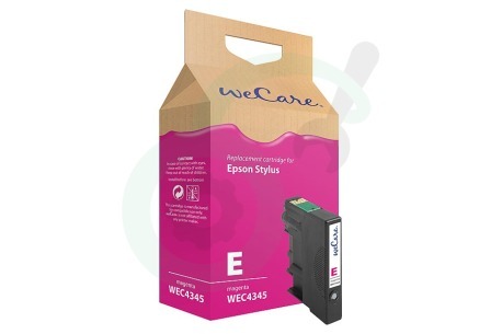 Wecare Epson printer K12316W4 Inktcartridge T0713 Magenta