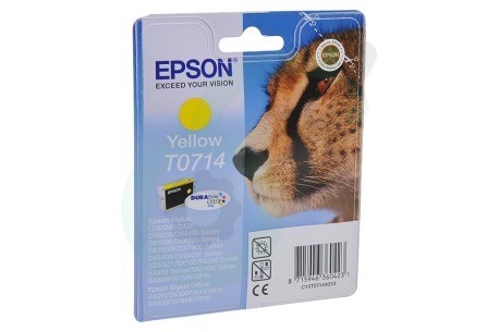 Epson Epson printer C13T07144010 Inktcartridge T0714 yellow