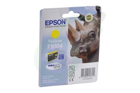 Epson Epson printer C13T10044010 Inktcartridge T1004 Yellow