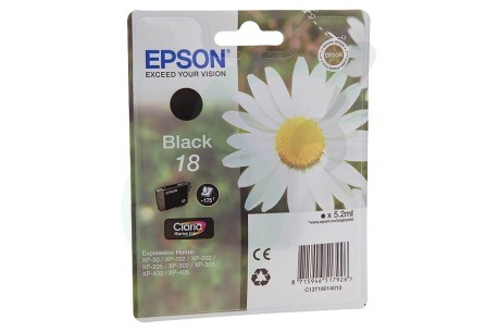 Epson  EPST180140 Inktcartridge T1801 Black