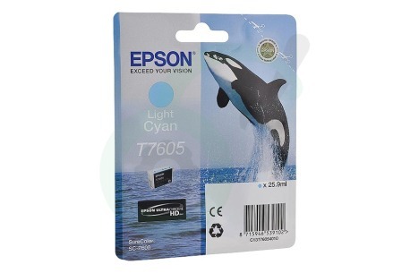 Epson  C13T76054010 Inktcartridge T7605 Light Cyan