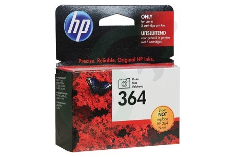 HP Hewlett-Packard HP printer CB317EE HP 364 Photo Black Inktcartridge No. 364 Photo Black