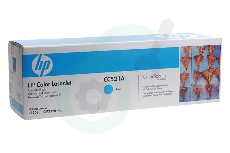HP Hewlett-Packard HP printer CC531A Tonercartridge CC531A Cyan