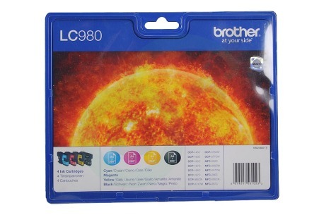 Brother Brother printer BROI980V Inktcartridge LC 980 Multipack