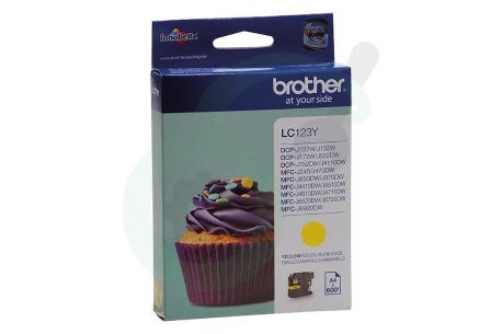 Brother  LC123Y Inktcartridge LC 123 Yellow