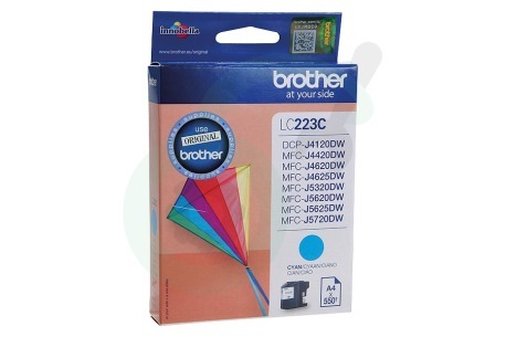 Brother  BROI223C LC-223C Inktcartridge LC-223 Cyan