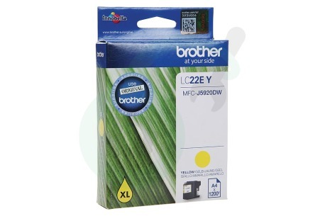 Brother  2366056 LC-22E Y Inktcartridge LC22E Yellow XL
