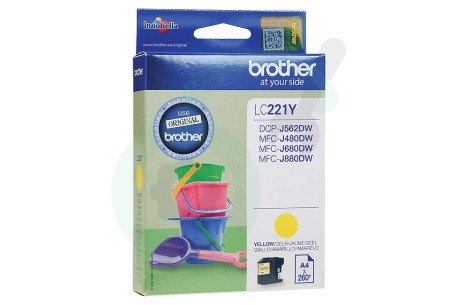 Brother  2449898 LC-221Y Inktcartridge LC221 Yellow