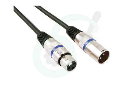 Universeel  PAC121 Microfoon kabel XLR male/female 3 meter