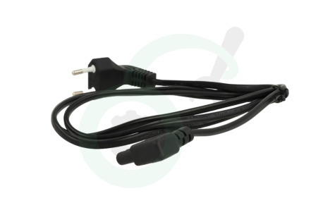 Easyfiks  Netvoedingskabel C7 haaks, 2x0.75mm2, 1,5 Meter Zwart