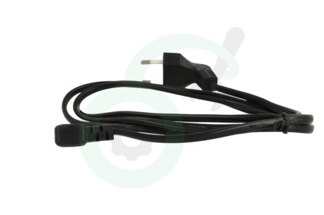 Easyfiks  Netvoedingskabel C7 haaks, 2x0.75mm2, 1,5 Meter Zwart