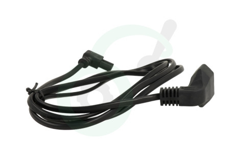 Easyfiks  Netvoedingskabel C7 haaks, 2x0.75mm2, 1,5 Meter Zwart