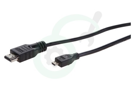 Universeel  BME431 HDMI-Micro HDMI Kabel High Speed + Ethernet, 2.5 Meter