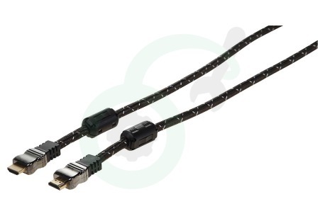 Universeel  BMM407 HDMI Kabel 1.4 High Speed + Ethernet, 3 Meter, Verguld