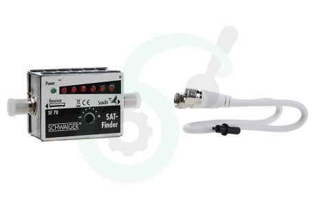 Schwaiger  Q000104 SF70 Satfinder Sat-Finder Led met geluidsindiciatie