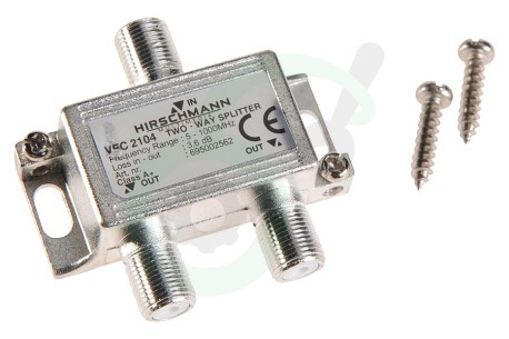 Hirschmann  695020472 VFC 2104 Coax Splitter VFC 2104 splitter f-conn.