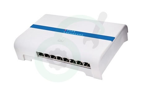 Hirschmann  695020395 CAS 8 8 Poorts Gigabit Switch Incl. 4 Poorten over Ethernet