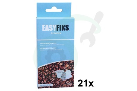 Easyfiks  Nespresso reinigingscapsule 6st x 21