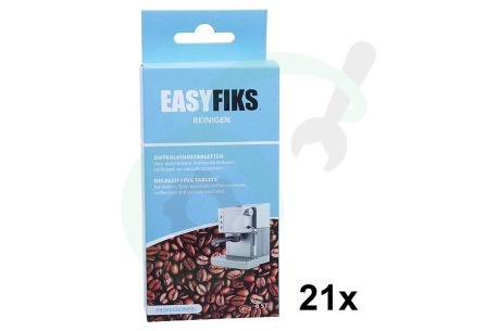Easyfiks Koffiezetapparaat 311556 Ontkalkingstabletten 6st x 21