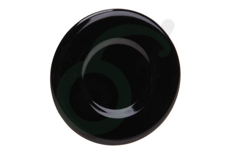 Whirlpool Fornuis C00257557 Branderdeksel Zwart 69mm normaal
