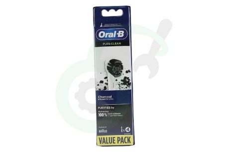 OralB  4210201365334 Pure Clean Charcoal, 4 stuks