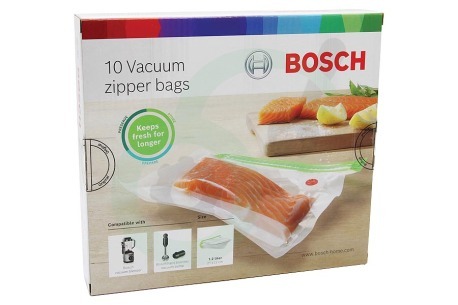 Bosch  17004302 MSZV0FB1 Vacuumzakken Set van 10, 1,2 Liter
